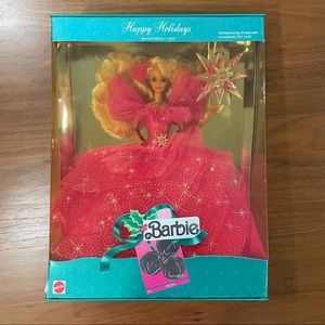 1990 Happy Holidays Special Edition Barbie Doll